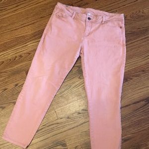 Lauren Conrad size 16 rose colored jeans